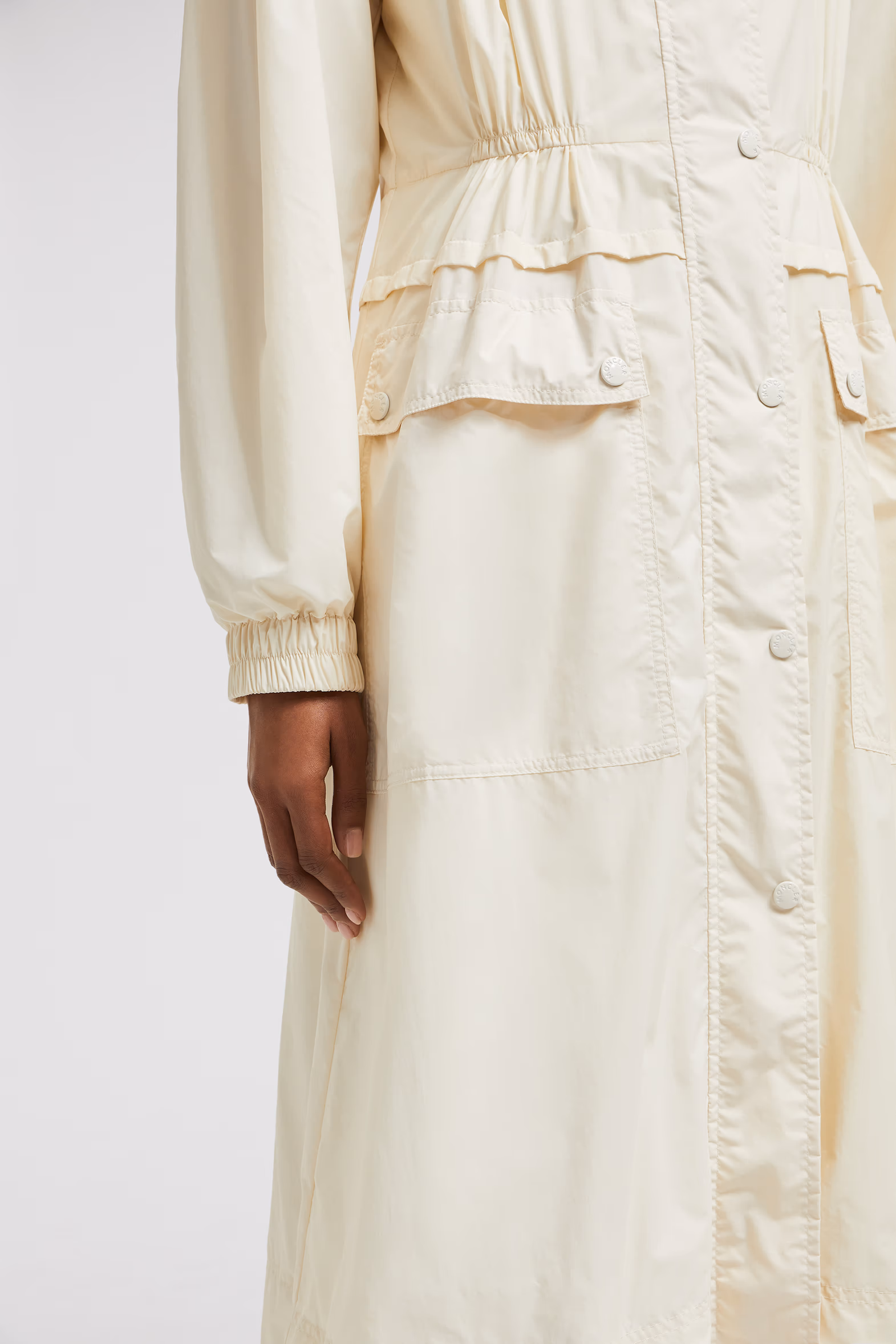 Coupiac Hooded Parka Women White Ivory Moncler 7
